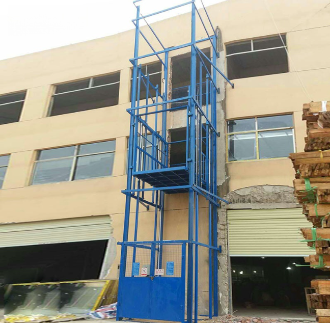 上杭建材厂室外物料提升